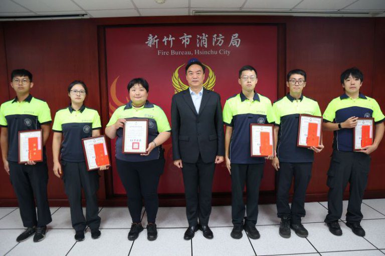 竹市119線上指導CPR、AED 助患者成功恢復意識 竹市119線上指導CPR、AED 助患者成功恢復意識