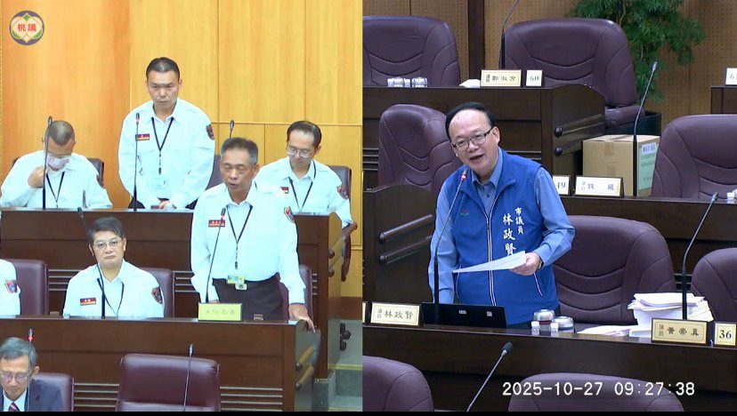 桃園消防少633人!林政賢憂影響救災能量 盼市府補足人力缺口 桃園消防少633人!林政賢憂影響救災能量 盼市府補足人力缺口
