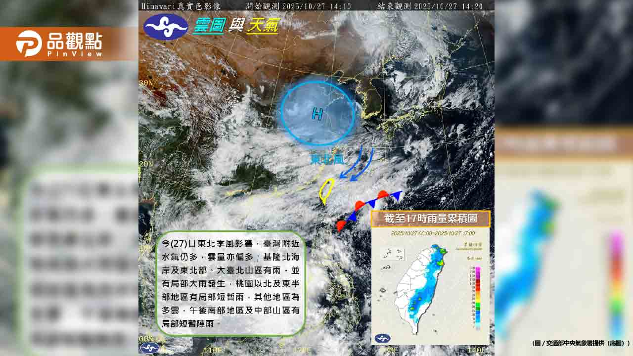 大雨肆虐北台灣!氣溫驟降18度 萬聖節冷空氣再襲 大雨肆虐北台灣!氣溫驟降18度 萬聖節冷空氣再襲