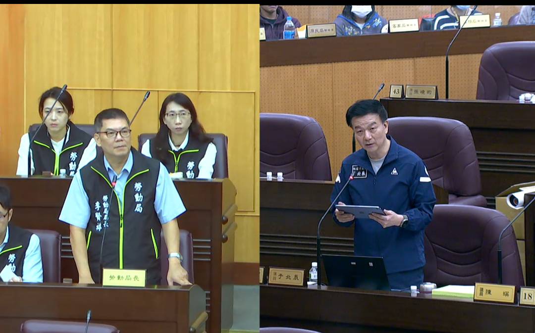 勞檢人力嚴重不足 于北辰議員籲成立「聯合工安巡查小組」強化安全 勞檢人力嚴重不足 于北辰議員籲成立「聯合工安巡查小組」強化安全