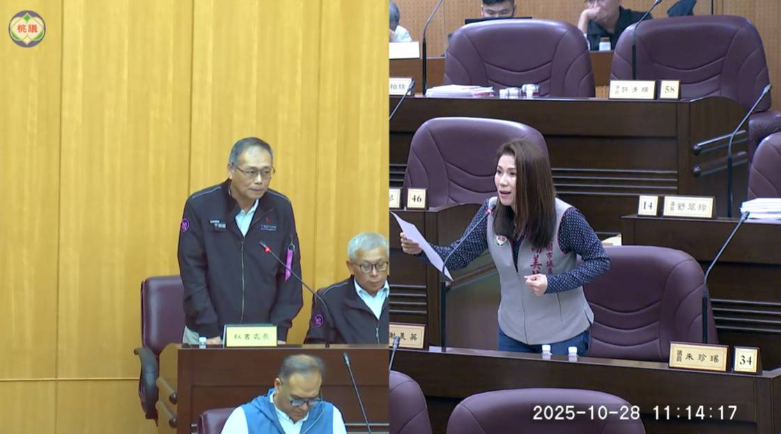 市議員謝美英質詢指出 桃園升格10年 第二行政園區還在原地踏步! 市議員謝美英質詢指出 桃園升格10年 第二行政園區還在原地踏步!