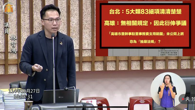 漾新聞|鄰長團保、高雄怎能輸雙北?林智鴻批「財劃法修惡」害基層吃虧 漾新聞|鄰長團保、高雄怎能輸雙北?林智鴻批「財劃法修惡」害基層吃虧