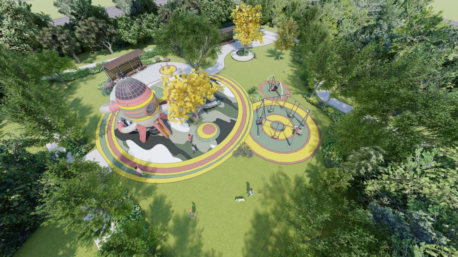 永康創意設計園區啟新篇 軍事意象轉為親子互動場景