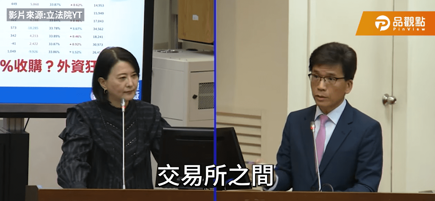 王鴻薇質疑玉山金併購重訊發布標準 籲金管會建立透明監理機制 王鴻薇質疑玉山金併購重訊發布標準 籲金管會建立透明監理機制