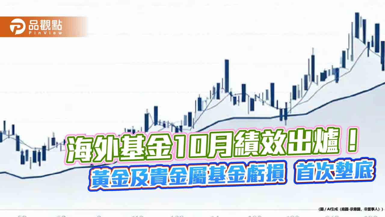 海外基金10月績效表秒懂!台股基金漲逾10%稱霸 黃金基金走跌墊底 海外基金10月績效表秒懂!台股基金漲逾10%稱霸 黃金基金走跌墊底