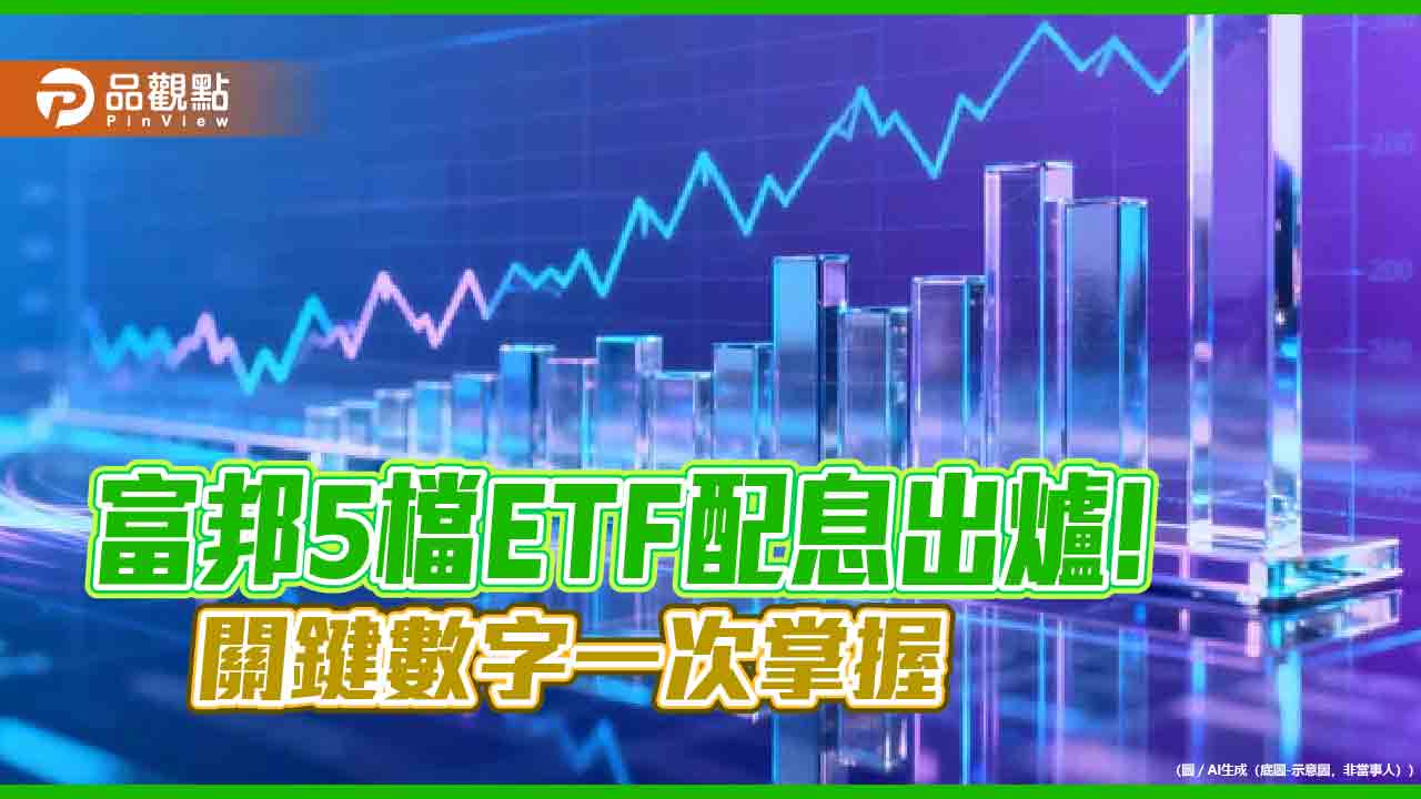 富邦5檔ETF 11月配息出爐 006208配出歷史新高3.448元! 富邦5檔ETF 11月配息出爐 006208配出歷史新高3.448元!