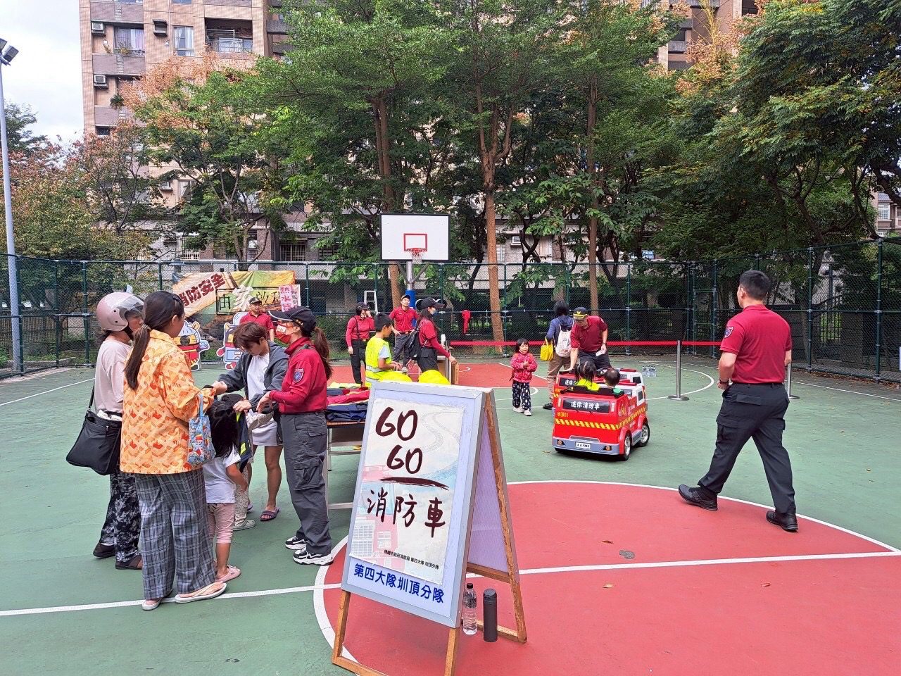 秋冬一氧化碳中毒高峰期 桃消圳頂分隊前進社區宣導防災 秋冬一氧化碳中毒高峰期 桃消圳頂分隊前進社區宣導防災