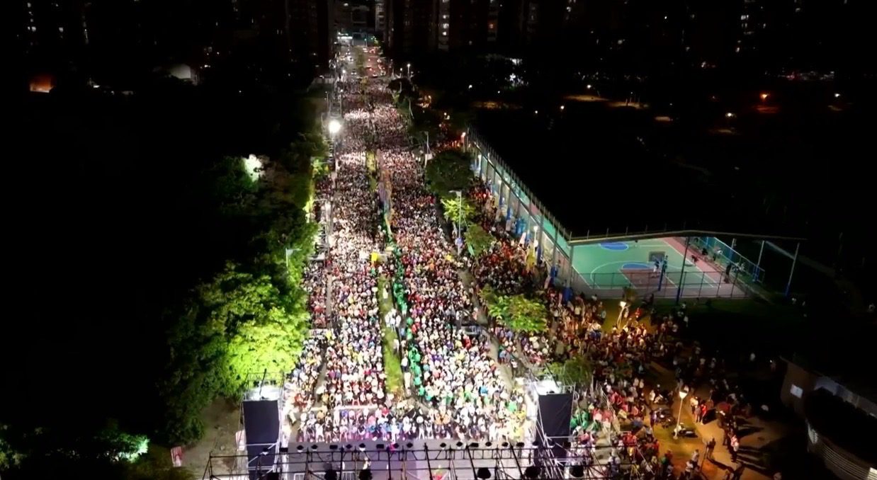 岡山造勢萬人相挺 林岱樺展現驚人實力 岡山造勢萬人相挺 林岱樺展現驚人實力