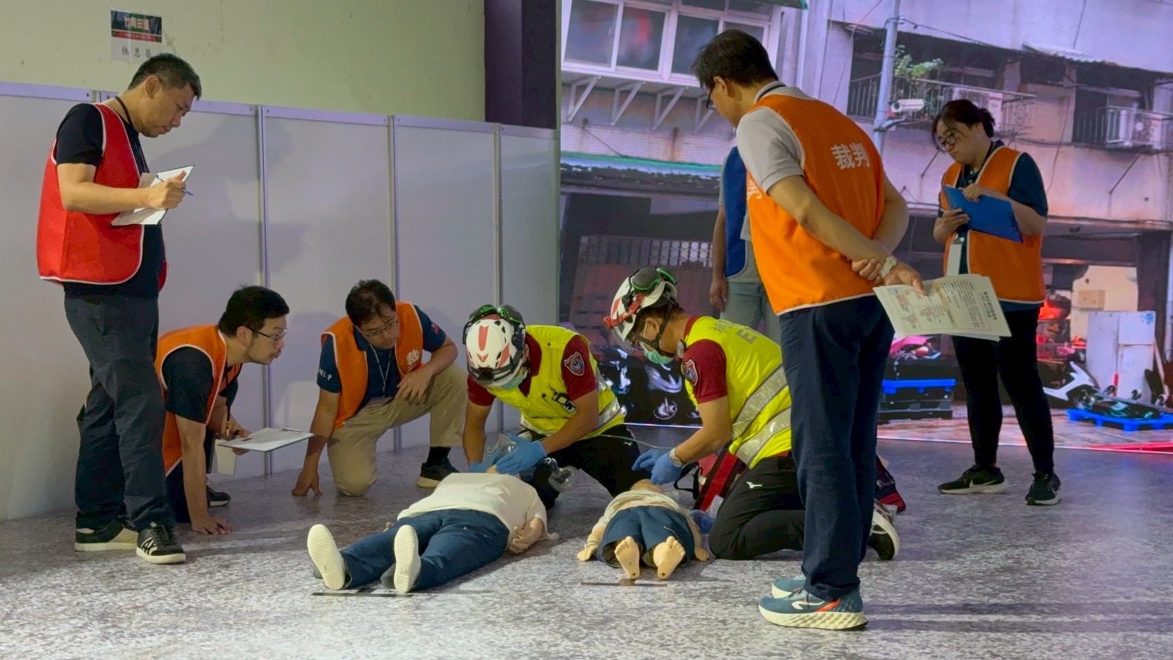 桃園義消全國交流競賽展專業 火災搶救男女組榮獲特優