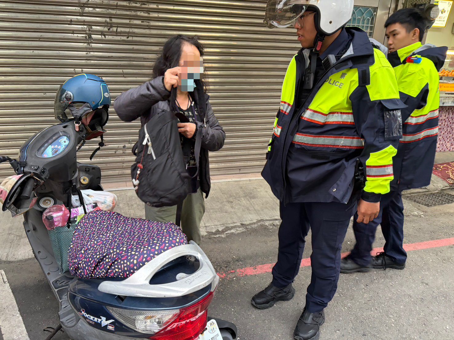 機車「消失」嚇壞婦人 楊梅警1招成功找回 機車「消失」嚇壞婦人 楊梅警1招成功找回