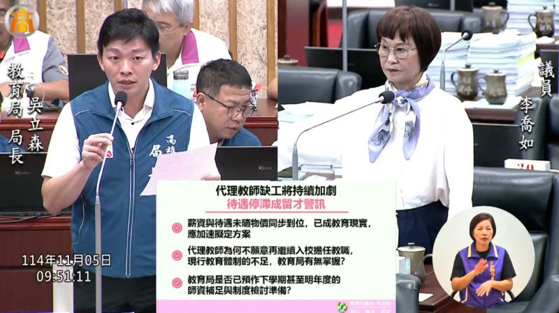 漾新聞| 代理教師徵不到!李喬如警告:待遇停滯 正在瓦解教育現場 漾新聞| 代理教師徵不到!李喬如警告:待遇停滯 正在瓦解教育現場