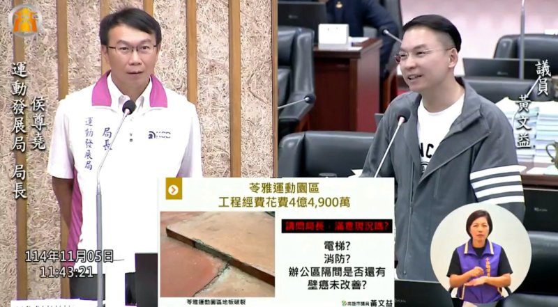 漾新聞| 苓雅運動園區竟成半成品?黃文益怒:五億不能只買「亮晶晶外殼」 漾新聞| 苓雅運動園區竟成半成品?黃文益怒:五億不能只買「亮晶晶外殼」