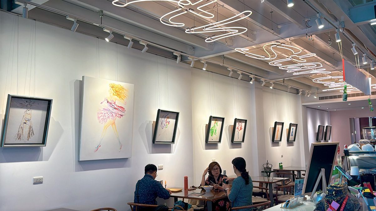 蕭志夫《遊時尚．心自成衣》時尚油畫個展台中登場  展出至年底