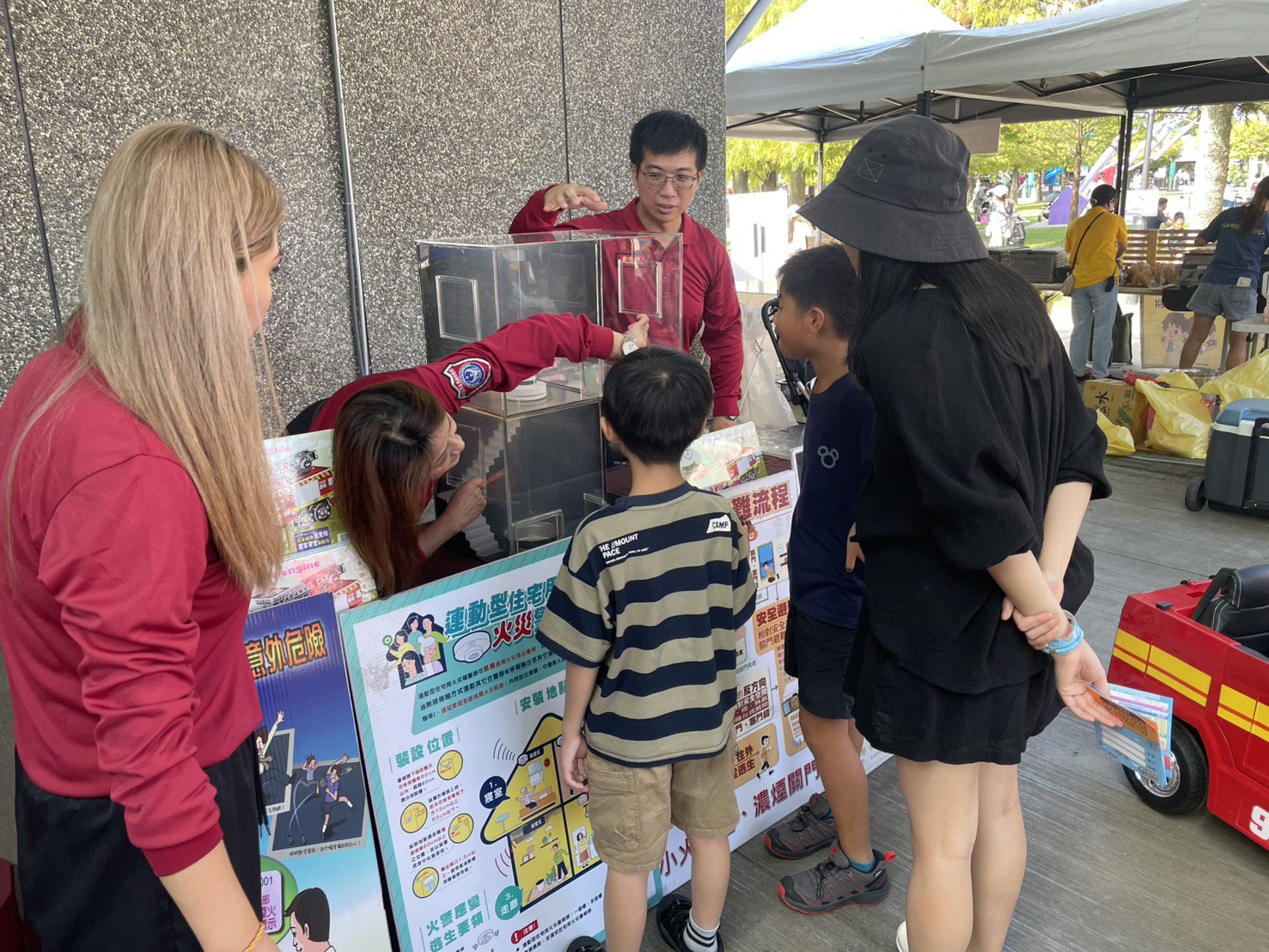 親子一起學防火！桃消山峰分隊宣導居家安全觀念