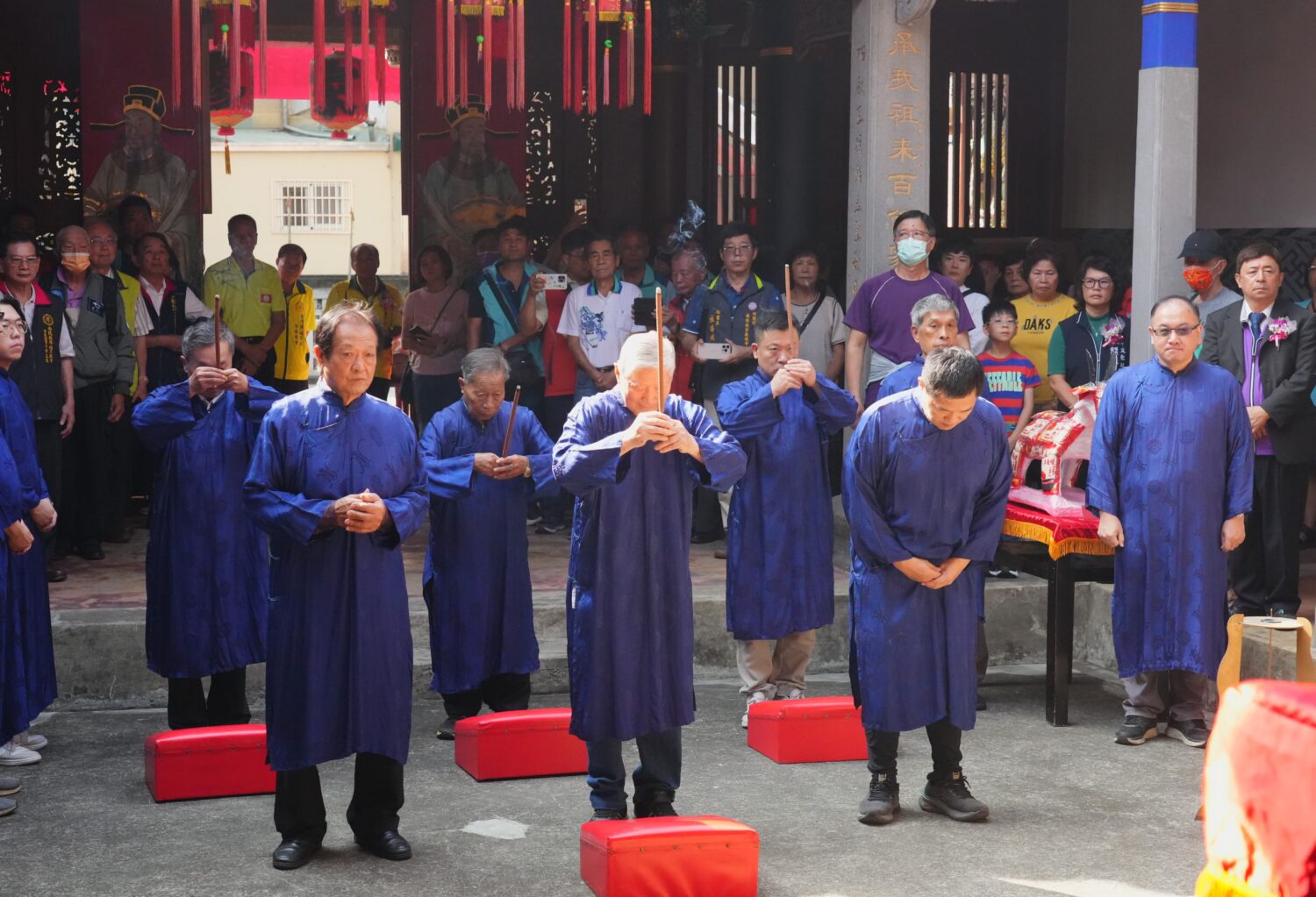 市定古蹟西屯張廖家廟秋祭大典 上百位宗親共同緬懷祖德 市定古蹟西屯張廖家廟秋祭大典 上百位宗親共同緬懷祖德