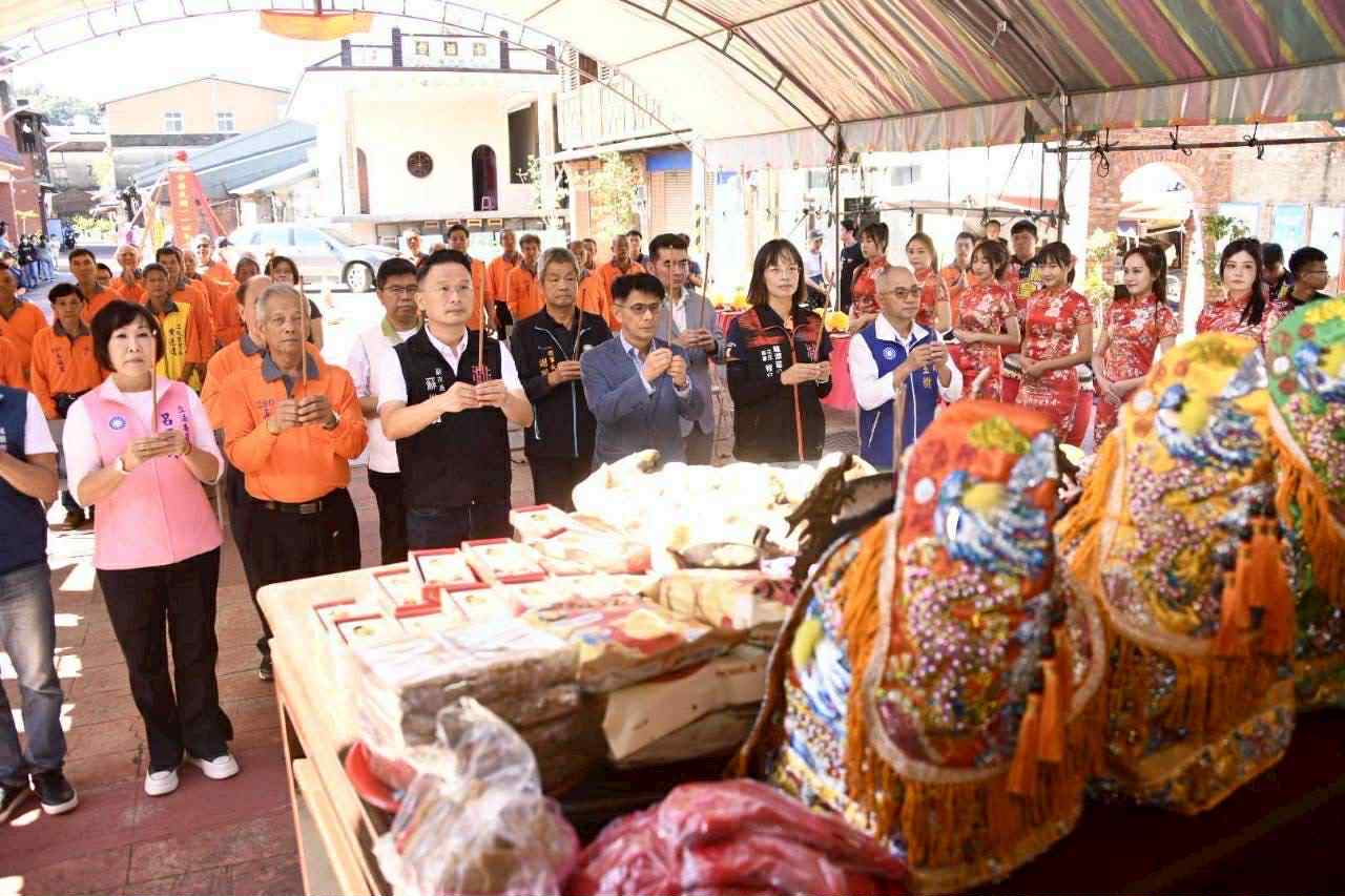 龍潭永福宮醮壇動土 蘇俊賓祈福活動圓滿成功、國泰民安