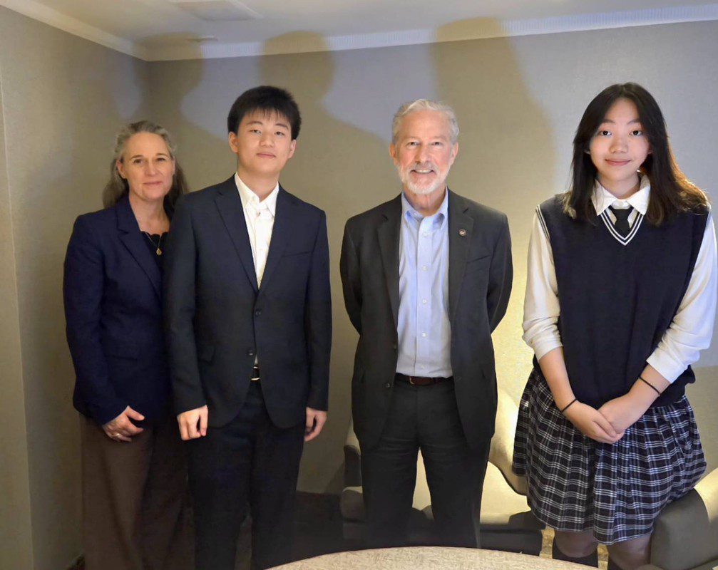 加州柏克萊大學校長理查．萊恩斯訪台 接受台灣高中生專訪 鼓勵青年勇於探索、堅持理想