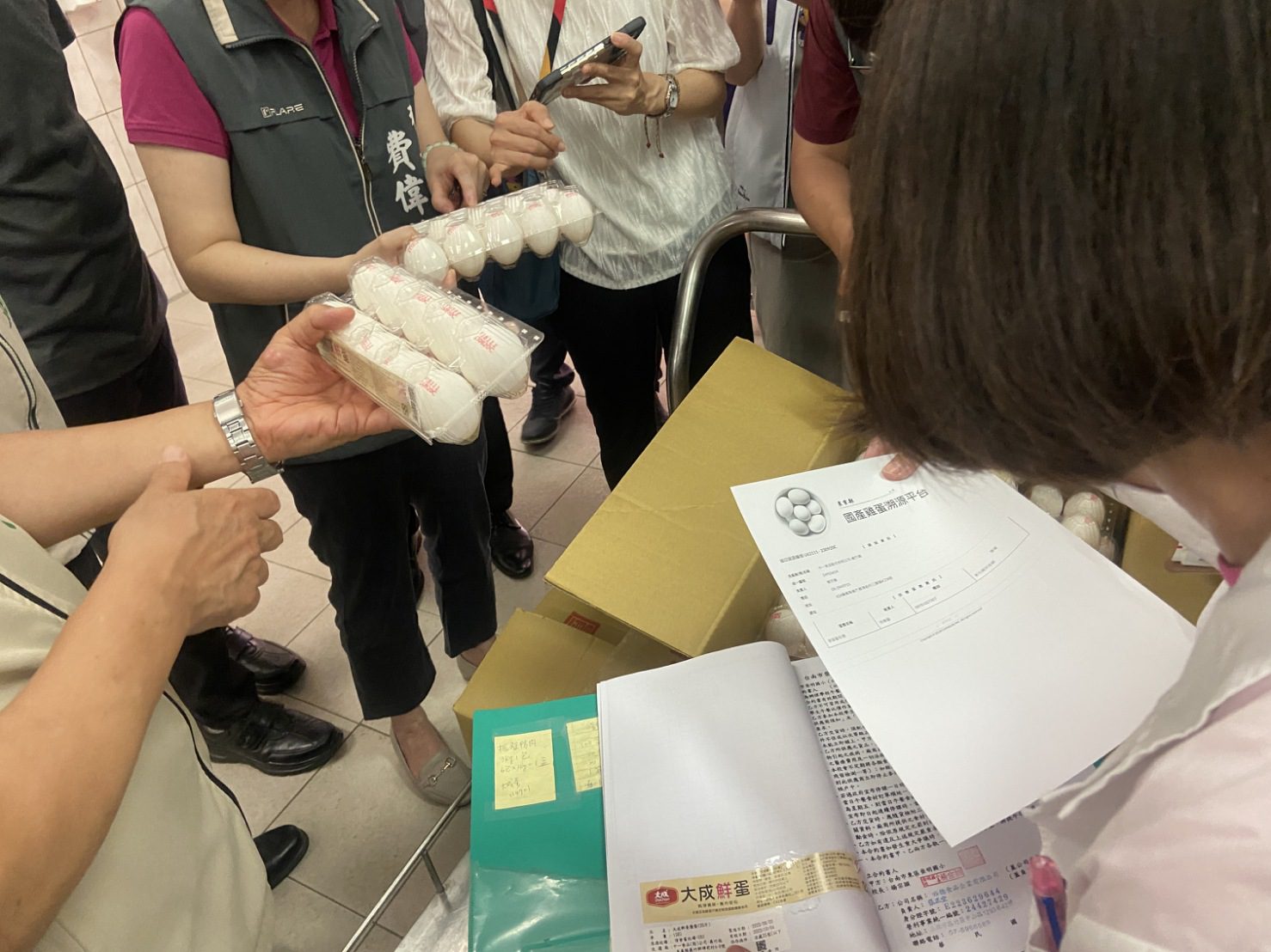 南市學校午餐蛋品全面清查 確認無使用芬普尼雞蛋 南市學校午餐蛋品全面清查 確認無使用芬普尼雞蛋