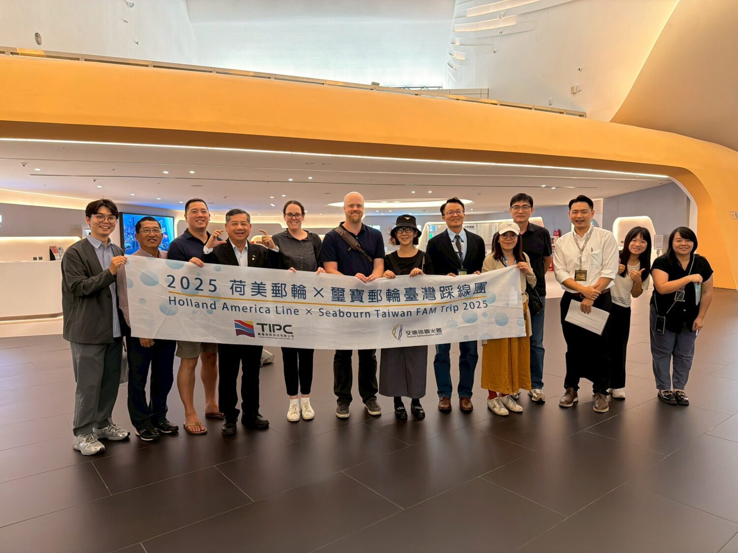 臺灣港務公司成功邀請兩大郵輪航商聯袂來臺踩線