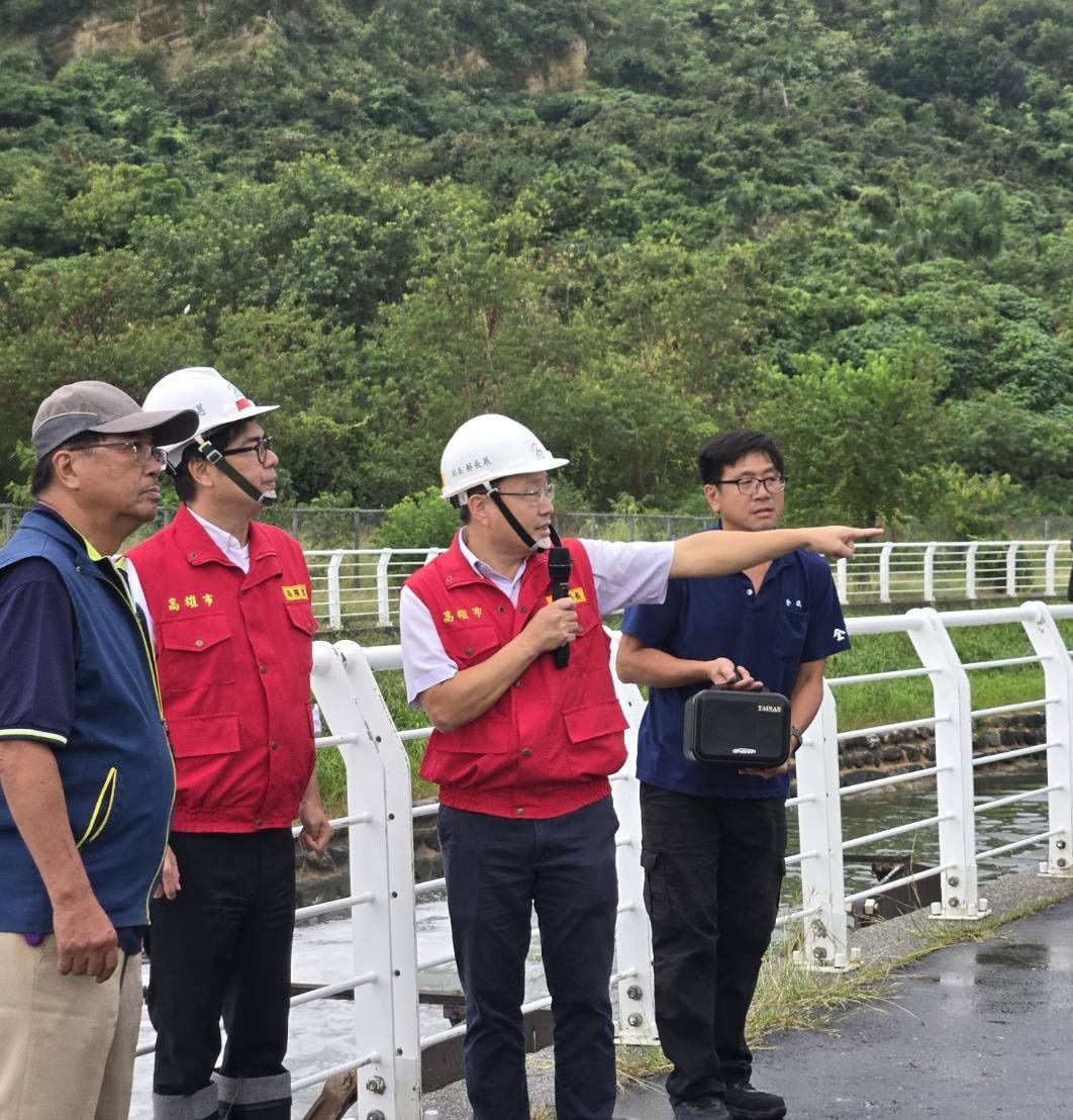 陳其邁市長視察鼓山抽水站防汛整備 保障民眾安全 陳其邁市長視察鼓山抽水站防汛整備 保障民眾安全