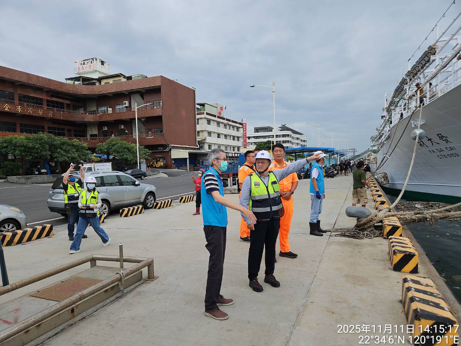 高雄港積極做好防颱措施