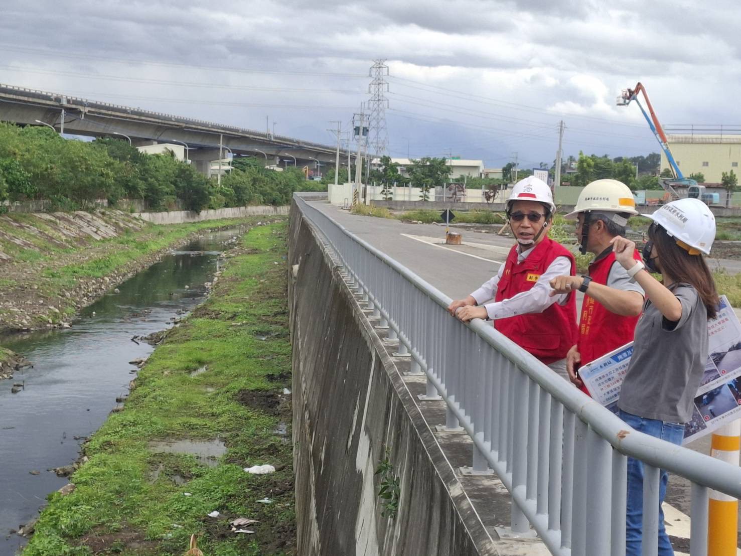 林欽榮副市長視察林園、大寮防汛整備　強化防颱應變