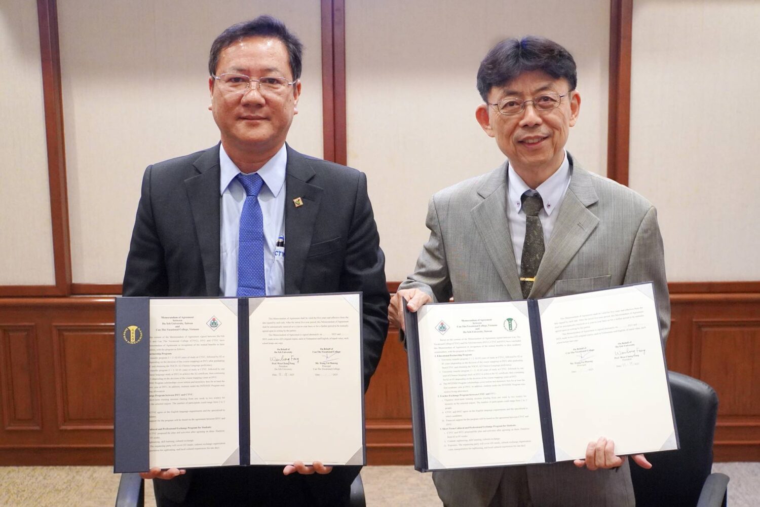 大葉大學與越南肯特就業高專簽署合作協議　共推跨國教育與人才培育新契機