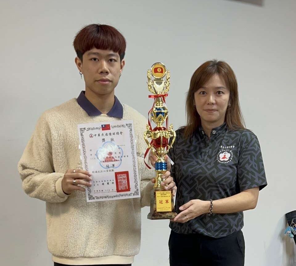 全勝之姿殺進決賽！開南大學林敬駩全國大專撞球聯賽奪冠