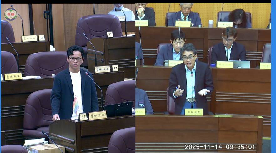 桃園市工程體檢爭議延燒　市府強調制度化檢查機制　遭民進黨余議員以不理性問政混淆視聽