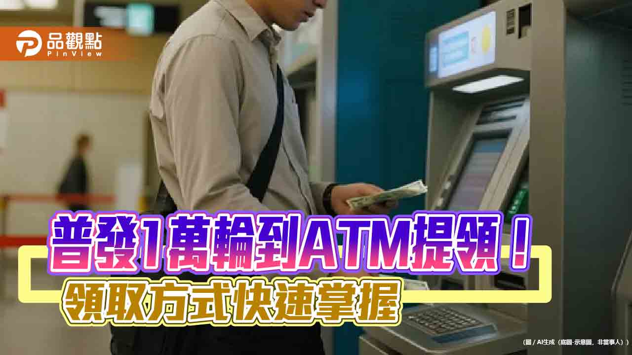 ATM普領1萬下周一登場!懶人包秒懂 孩童這樣領 ATM普領1萬下周一登場!懶人包秒懂 孩童這樣領