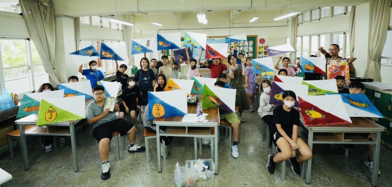 漾新聞|九如國小大漁旗亮相 追尋古內惟埤百年傳奇 漾新聞|九如國小大漁旗亮相 追尋古內惟埤百年傳奇