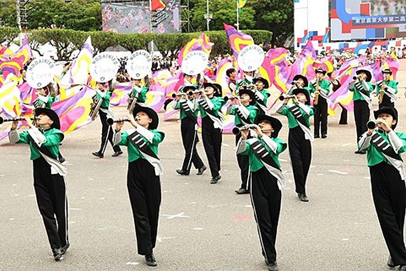 青春節奏戶外快閃 日本翡翠騎士親臨嘉市 青春節奏戶外快閃 日本翡翠騎士親臨嘉市