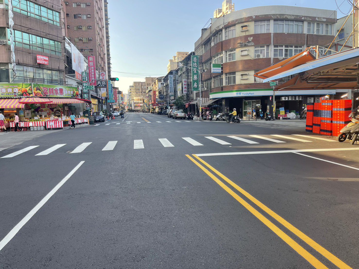 三民區建興路下水道工程竣工 水利局:排水通道路平 三民區建興路下水道工程竣工 水利局:排水通道路平