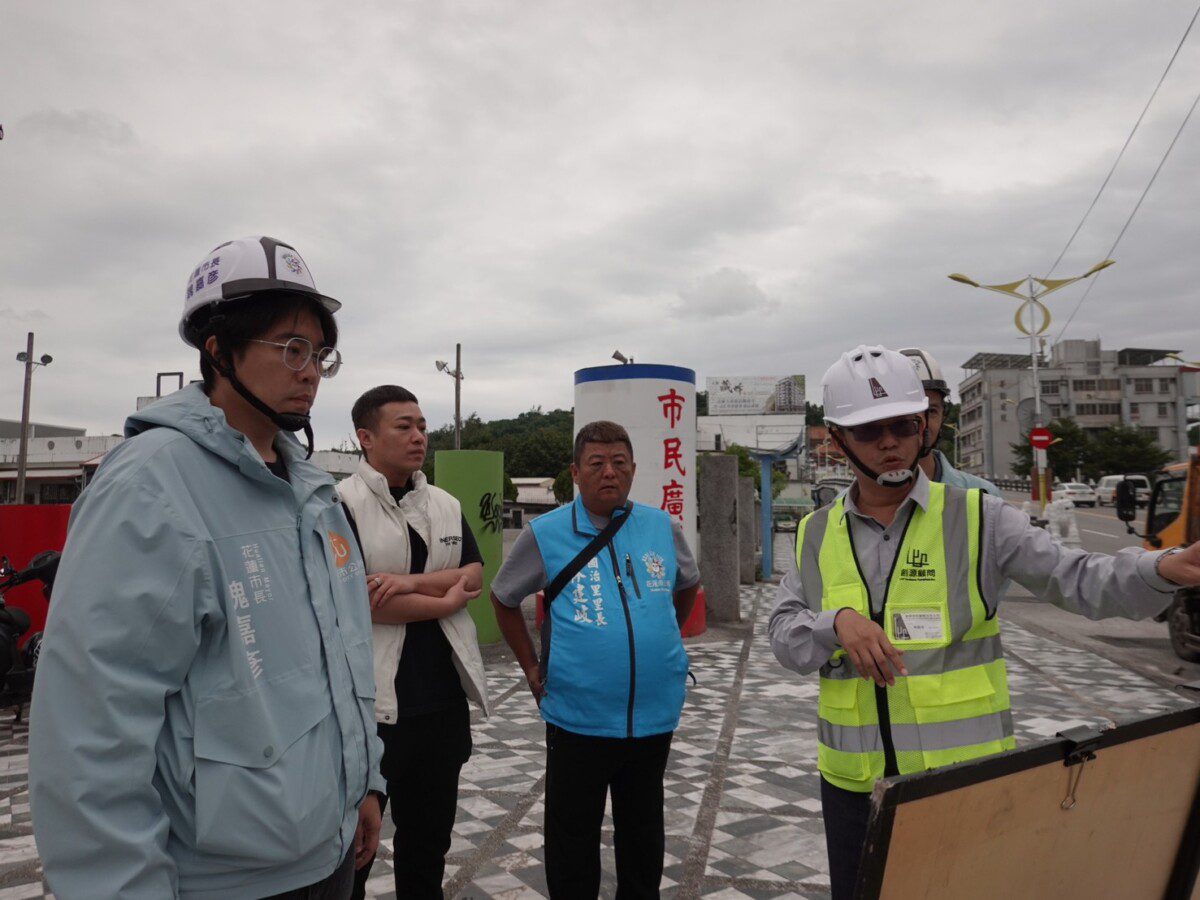 明禮路改善工程分段施作 魏嘉彥前往會勘盼如期完成 明禮路改善工程分段施作 魏嘉彥前往會勘盼如期完成