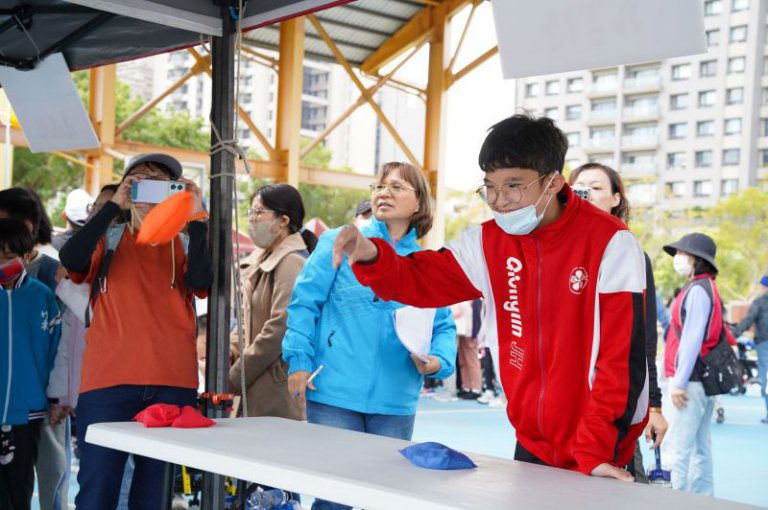 竹縣特教孩子體育運動競賽登場　國際獅會總監黃秀卿：是一個愛與勇氣的盛會