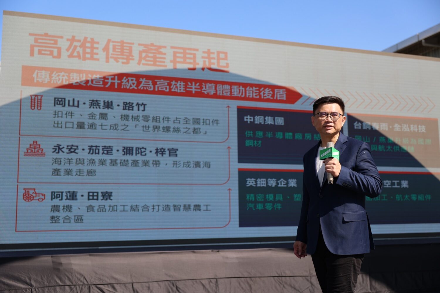 推動北高雄成國家級產業廊帶 打造「扣件製造首都」  ！賴瑞隆公布北高雄新願景