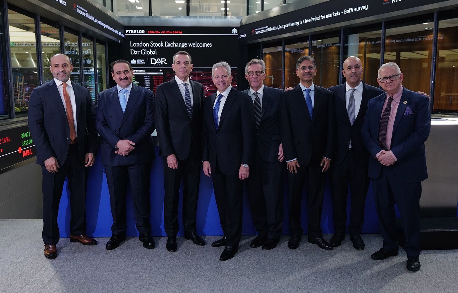 Dar Global 倫敦證交所敲鐘開市,標誌沙地房地產市場全面接軌國際 Dar Global 倫敦證交所敲鐘開市,標誌沙地房地產市場全面接軌國際