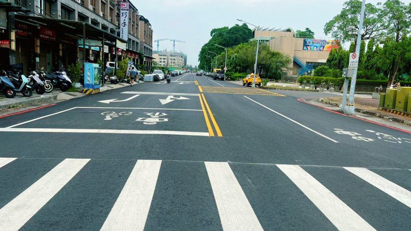 漾新聞｜藍田路全面翻新亮相　高大特區路網升級更順暢