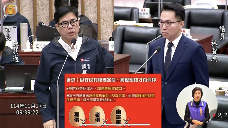 漾新聞｜毒蛋老蛋幽靈蛋亂竄？林智鴻怒斥：全民食安不能靠運氣