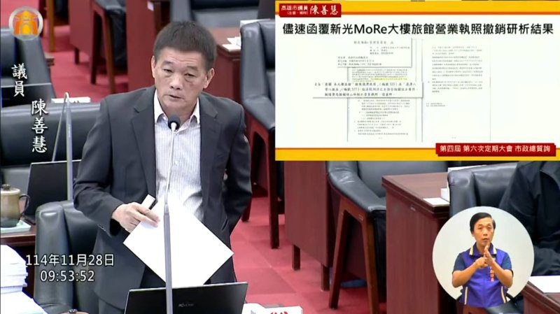 漾新聞|左營都計卡關與果嶺經費壓力延燒　議員質疑長照評估差距及違規旅館案再掀討論