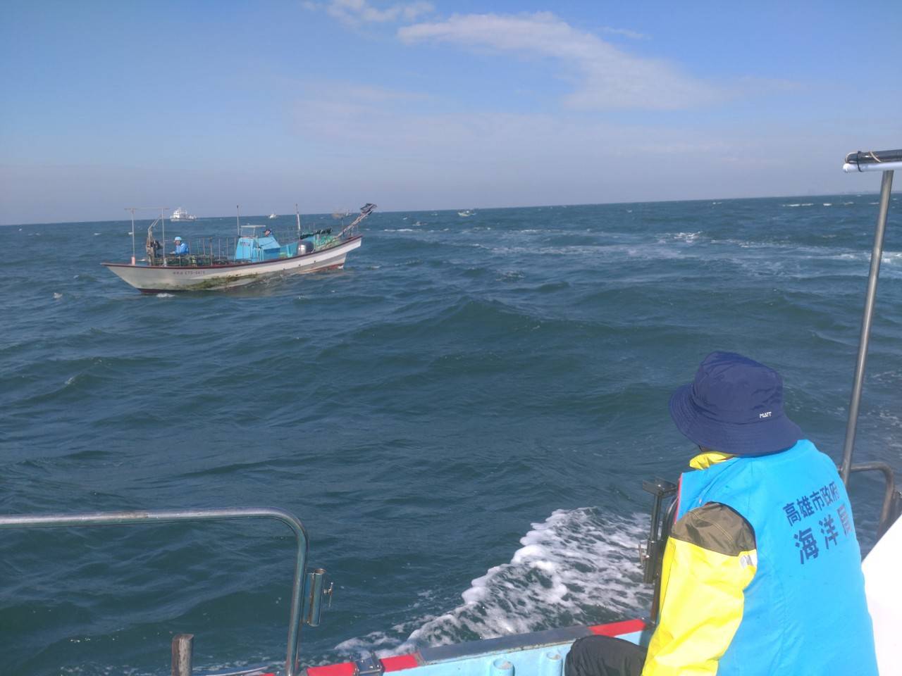 保育漁業資源，高市海洋局執行漁業資源養護海上稽查