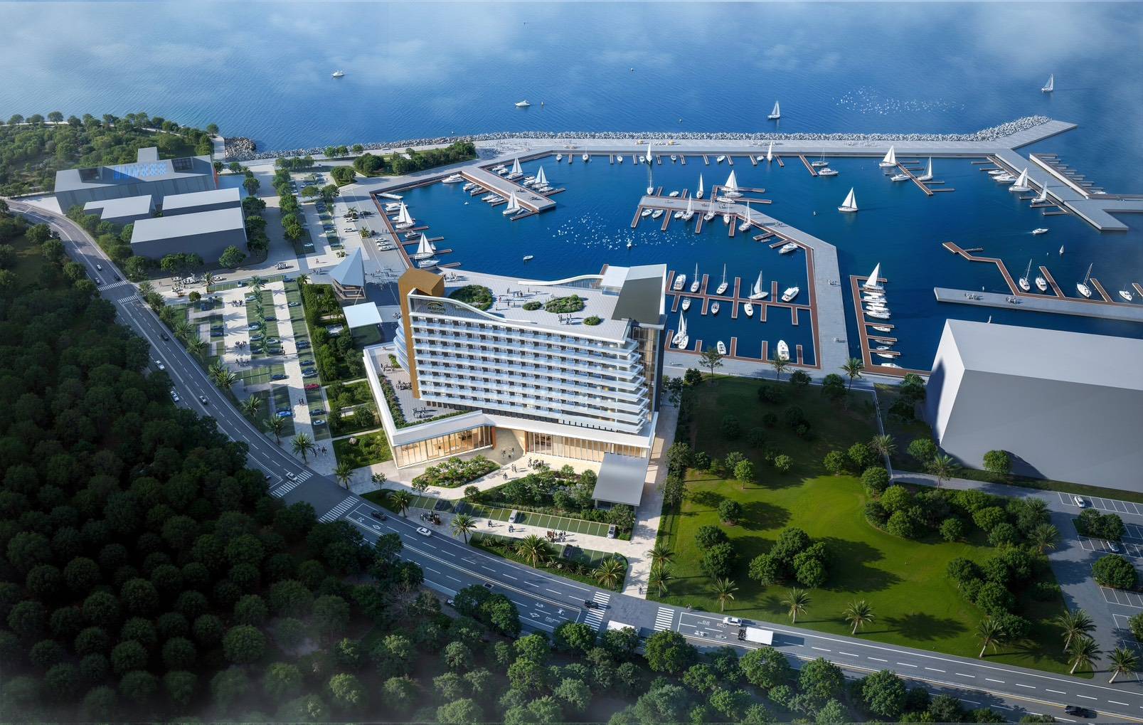 財政部國有財產署署長曾國基表示，台灣北部長期缺乏具多功能定位的休閒遊艇港，基隆過往以碧砂漁港成為重要遊艇據點，如今八斗子遊艇碼頭在規模與定位上更上一層樓。他特別感謝亞果遊艇集團的投入，並期待未來碼頭能串聯東北角觀光區，甚至帶動全台港口網絡發展，創造可觀的觀光經濟效益。