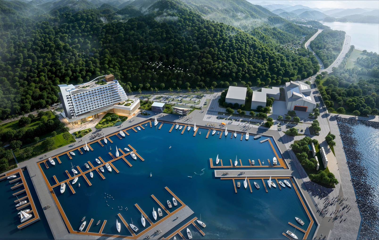 基隆市長謝國樑表示，期待本案能儘速落實，未來將創造超過500個就業機會，並帶動周邊產業發展，成為東北角最重要的觀光與海洋亮點。