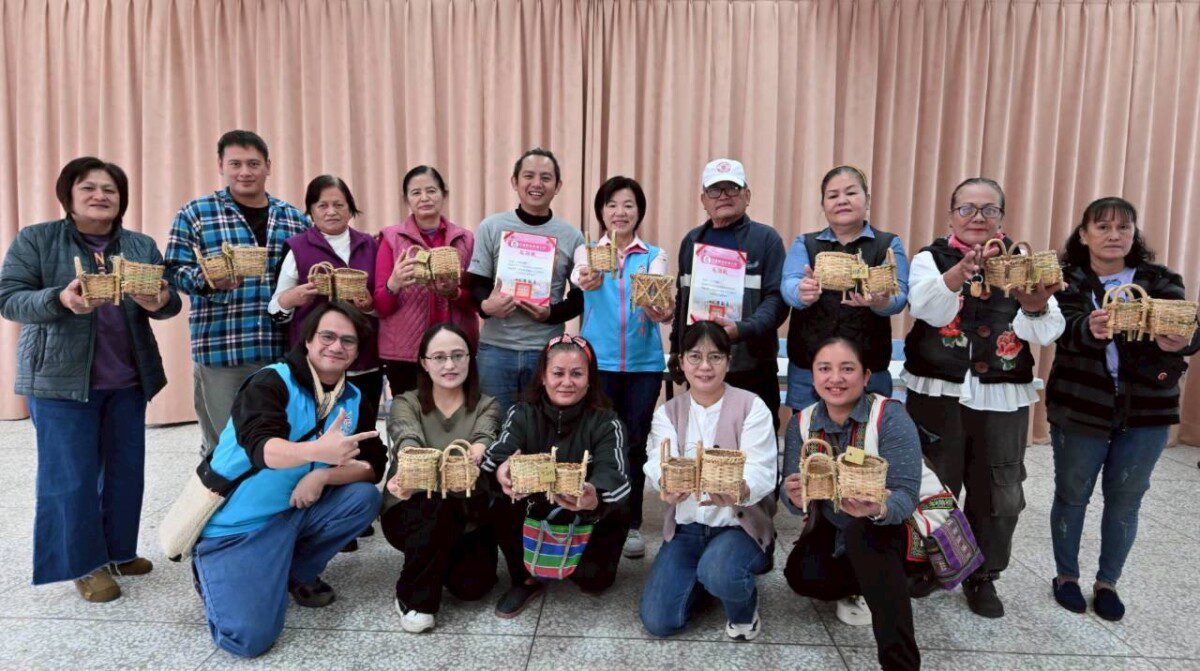 游淑貞致力族群共榮傳承技藝辦理吉安鄉黃藤創意藤編研習