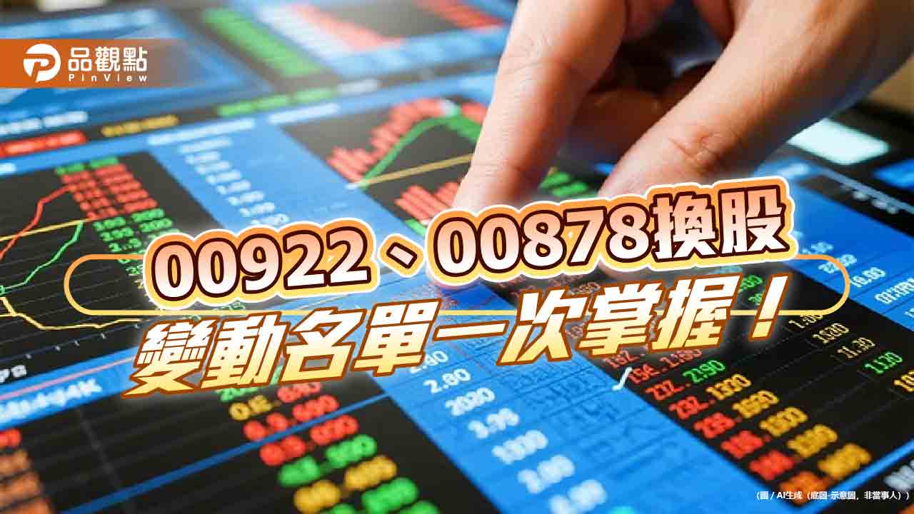 MSCI兩大台股指數換股！00878換3檔　00922剔除10檔