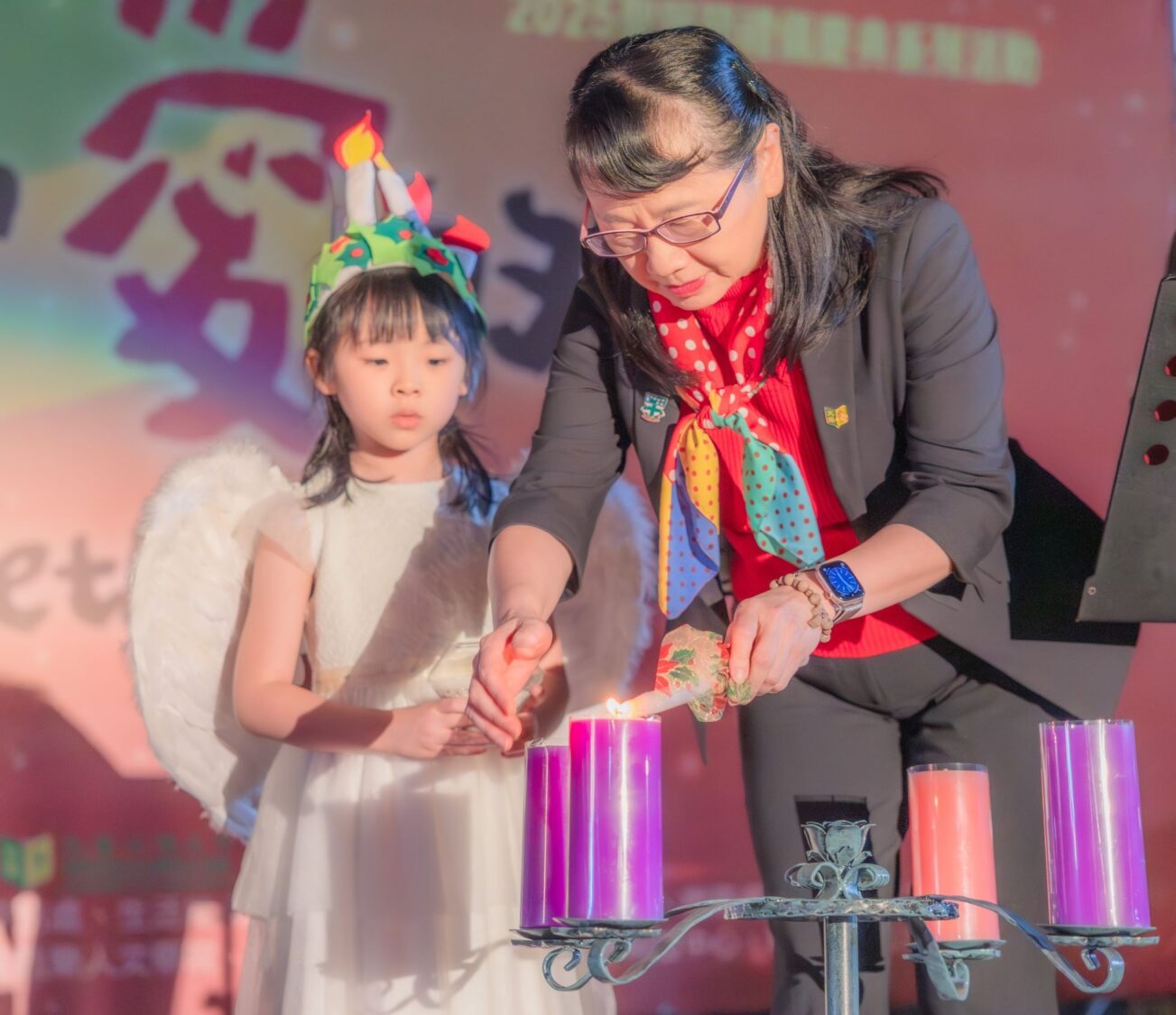 文藻外語大學將臨期燃燈禮儀式 跨國連線歡慶創校一甲子 文藻外語大學將臨期燃燈禮儀式 跨國連線歡慶創校一甲子