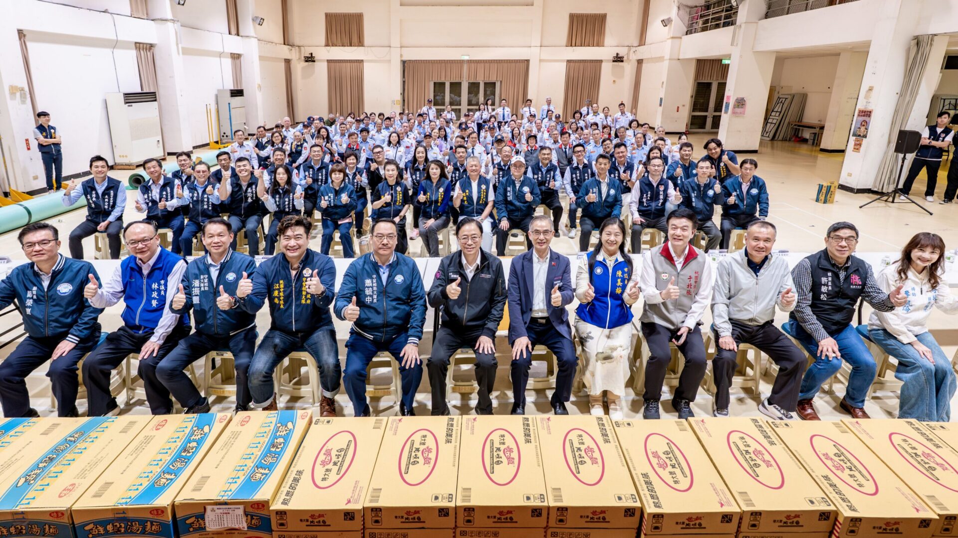 守望相助大隊桃園中隊維護社區治安 張善政：持續強化經費支持