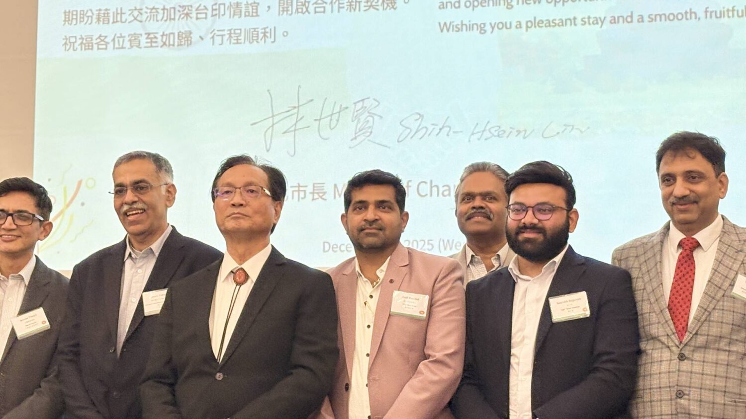 林世賢帶領彰化隊啟動台印兆元商機　打造國家級戰略平台