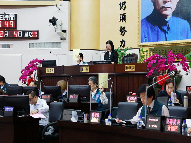 臺南市議會第6次定期會　4日下午及5日變更議程續審總預算