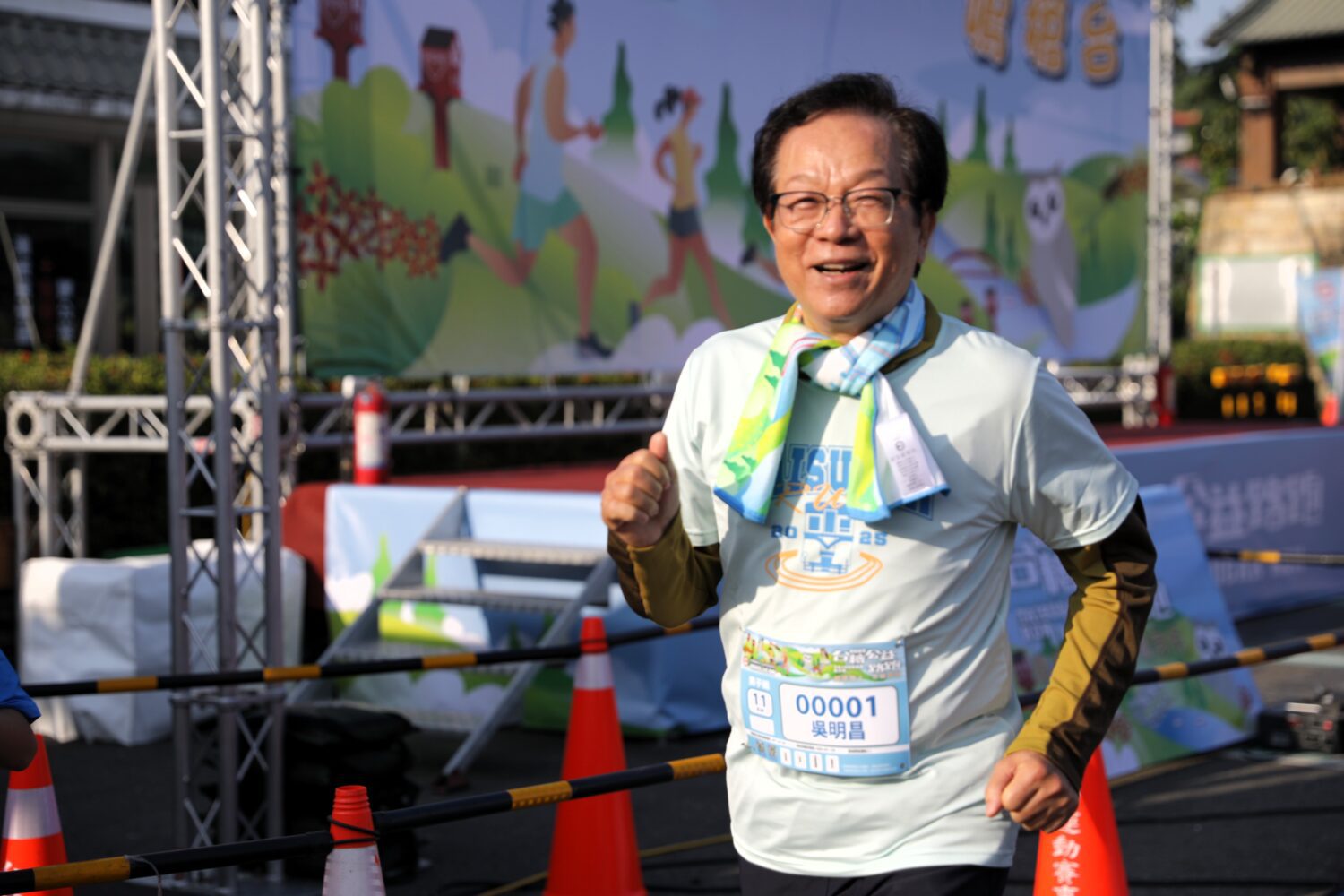 台糖「健康路上‧台糖同行」公益路跑 尖山埤渡假村熱力開跑 台糖「健康路上‧台糖同行」公益路跑 尖山埤渡假村熱力開跑